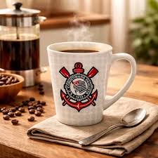 CANECA PORCELANA 290ML CORINTHIANS - Allmix