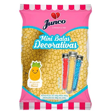 MINI BALA 400G AMARELA/ABACAXI