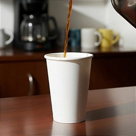 COPO PAPEL 180ML BRANCO C/25