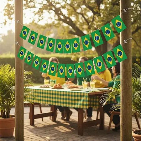 FAIXA DECORATIVA BANDEIRA BRASIL COPA 2026