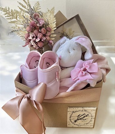 Kit Presente Bebê Rosa