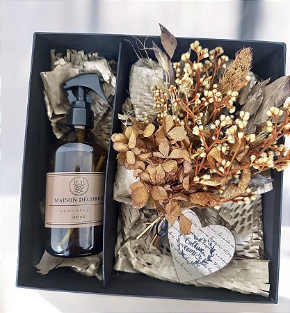 Caixa Presente com Flores