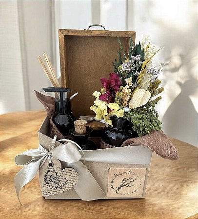 Kit Lavabo com Flores