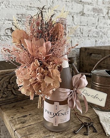 Parabéns com Flores e Espumante