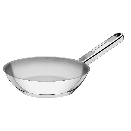 Frigideira Tramontina Allegra em Aço Inox com Fundo Triplo Indução 28 cm