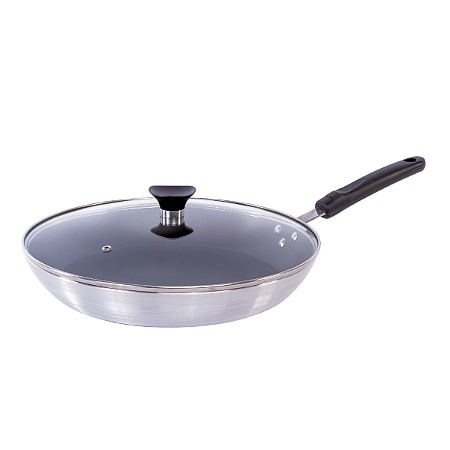 Frigideira Tramontina Profissional Em Alumínio Antiaderente Starflon Premium 28 Cm 2L Com Tampa