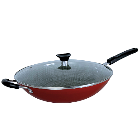 Frigideira Funda Antiaderente 36 Cm Wok Tramontina Com Tampa