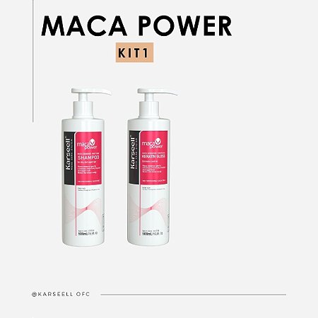kit Liso imediato Keratin Gloss Karseell 500g + Shampoo Karseell 500g
