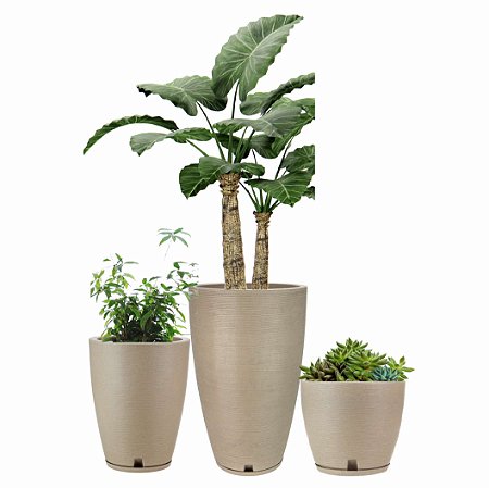 Vaso Cônico Grande Plástico 41x65cm - GOYAMA