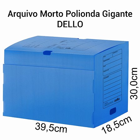 Arquivo Morto Polionda Gigante 395×185×300mm - DELLO