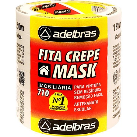 Fita Adesiva Crepe - ADELBRAS