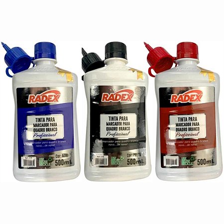 Tinta p/ Pincel Quadro Branco 500ml - RADEX