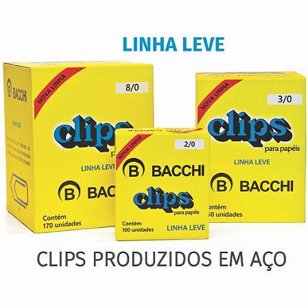Clips Linha Leve Aço Galvanizado - BACCHI