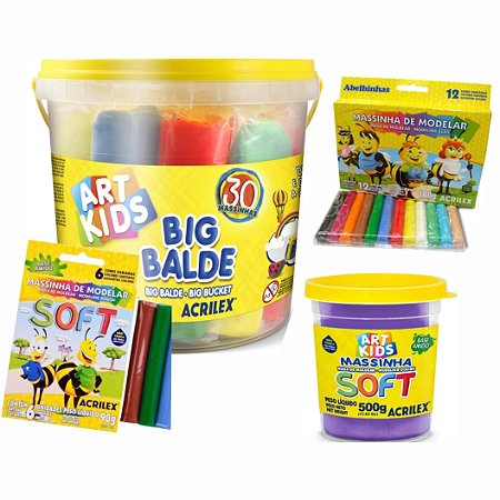 Massa de Modelar Soft - ACRILEX