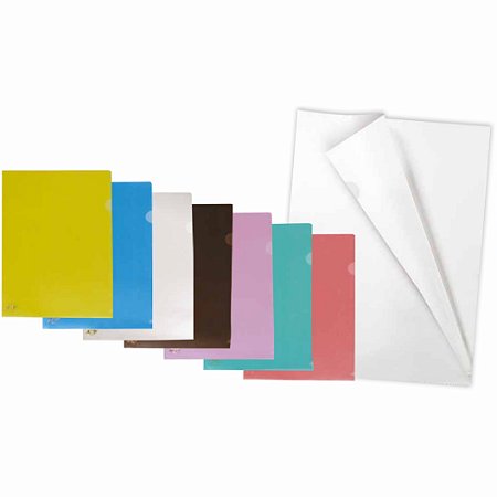 Pasta em L Plastica A4 c/ 10 un. - ACP