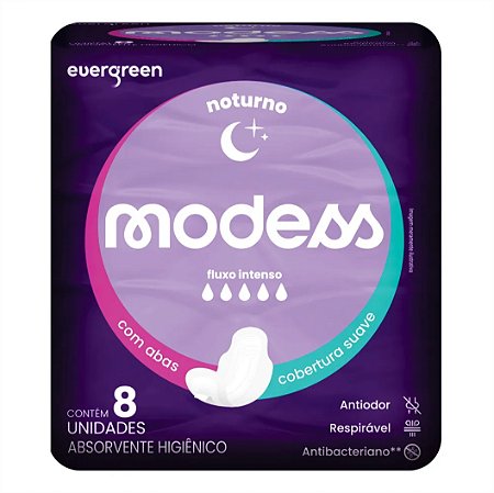 Absorvente Intimo Suave c/ Abas c/ 8 un. - MODESS