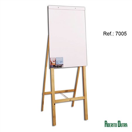 Cavalete Para Flip Chart Com Quadro Branco - CORTIARTE