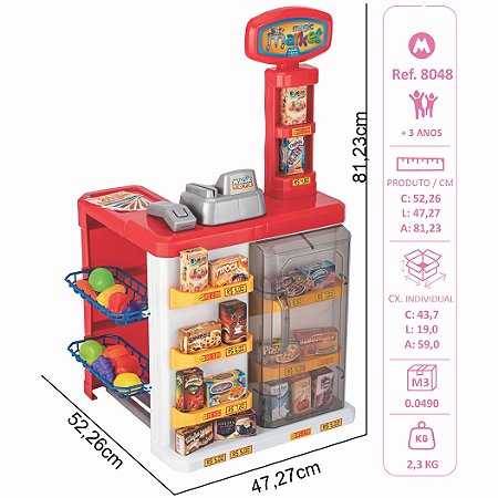 Supermercado Infantil Completo Magic Toys