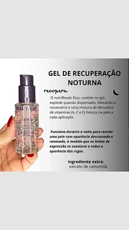 Recuperação noturna de colágeno