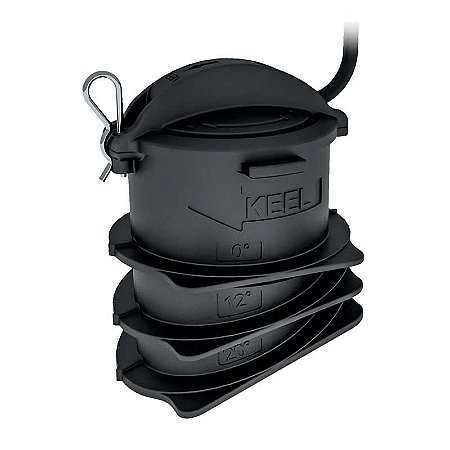 CPT-S Transdutor plástico para ambientes internos, High CHIRP, 0 a 25°, cabo de 6 metros