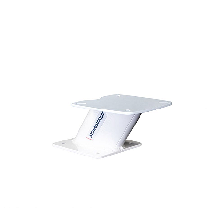 Pedestal de aluminio para antenas radar Furuno, inclinación 33º, 150mm altura
