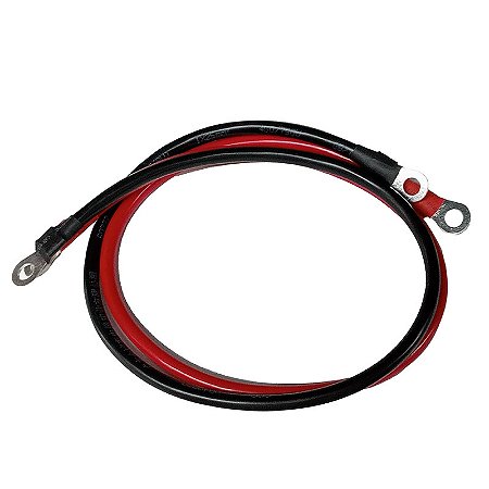 Par de cabos de conexão (vermelho/preto) para inversores Blugy, 25 mm2
