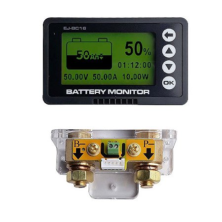 Monitor de baterías con shunt, 500A