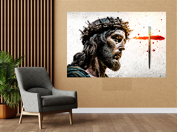 Quadro decorativo - Jesus foi pregado