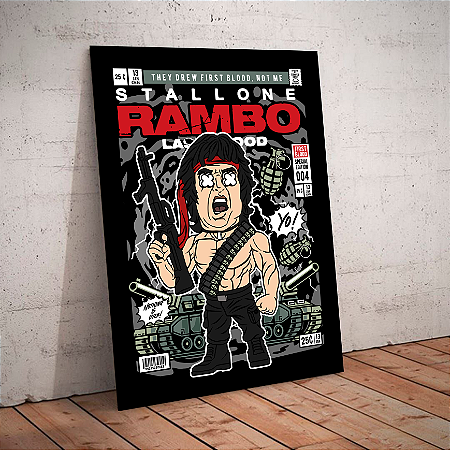 Quadro decorativo - Funko Rambo