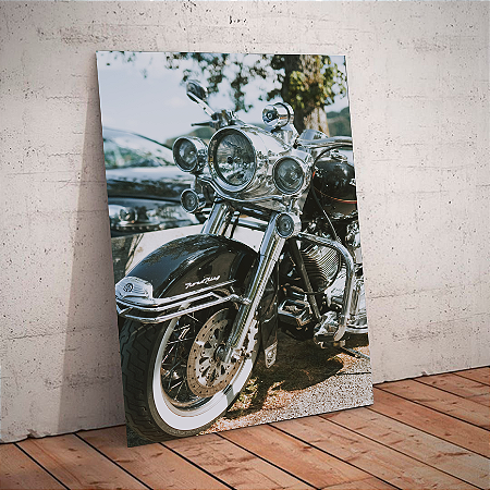 Quadro decorativo - Motocicleta Harley-Davidson Road King