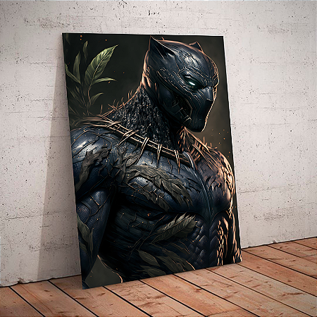 Quadro decorativo - Pantera negra: Rei de Wakanda
