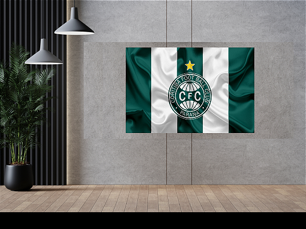 Quadro decorativo - Bandeira do Coritiba Foot Ball Club
