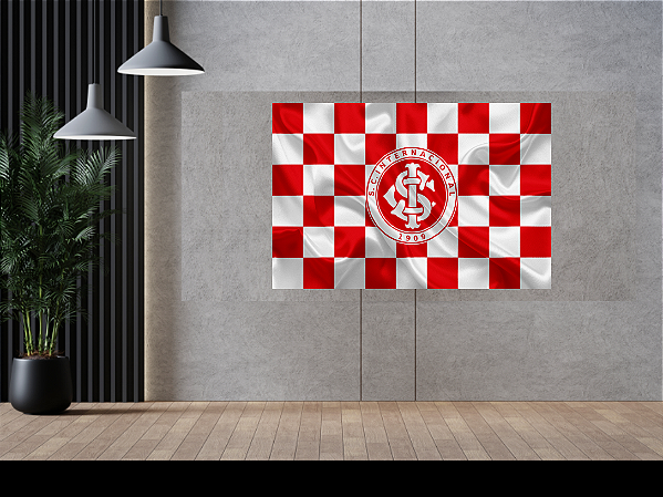 Quadro decorativo - Sport Club Internacional estilo backdrop