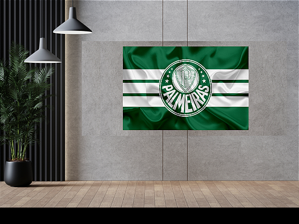Quadro decorativo - Sociedade Esportiva Palmeiras bandeira