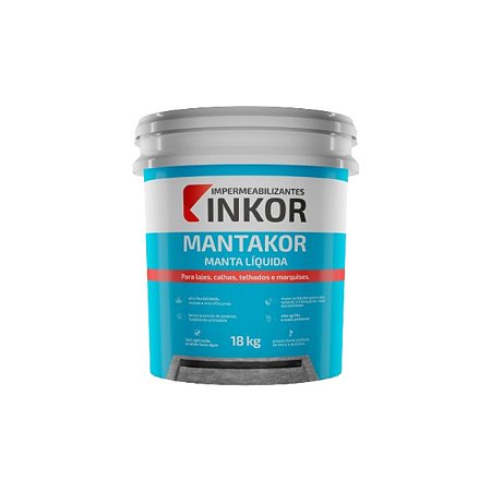 MANTAKOR MANTA LÍQUIDA CINZA 18KG| IMPERMEABILIZANTE INKOR