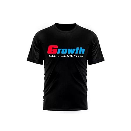 Camiseta ( Preta) - Growth Supplements
