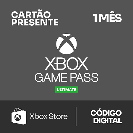 Xbox Game Pass Ultimate 1 Mês - Cartão Presente - Rewin Games