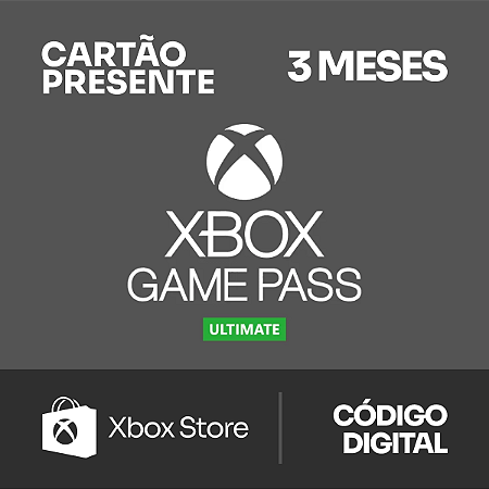 Xbox Game Pass Ultimate 3 Meses - Cartão Presente - Rewin Games
