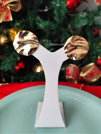 BRINCO PLACA REDONDA ORGÂNICA