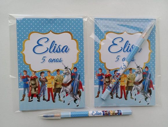 30 kits Bloquinho + Caneta Personalizada