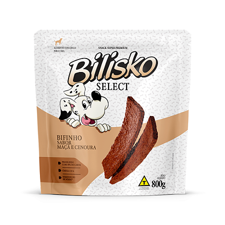 Bifinho Maca/Cenoura Cão 800g