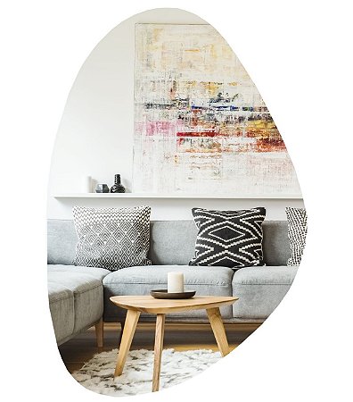 Espelho Decorativo Orgânico 120x80 Grande Lapidado Og2