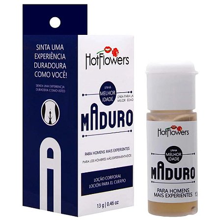 Prolongador de Ereção Maior Rigidez Maduro - Hot Flowers 13g