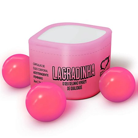 Adstringente  Feminino Cápsula em Óleo Corporal Bolinha Efeito Contração Lacradinha - Sexy Fantasiy 3und