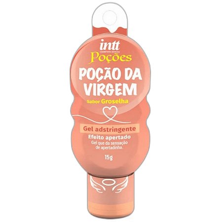 Adstringente Gel Feminino Sabor Groselha  Poção da Virgem - Intt 15g