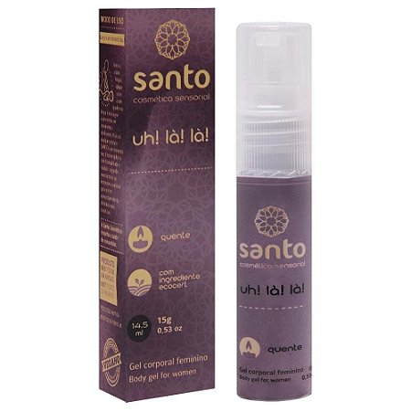 Gel Adstringente Uh! Lá! Lá! Redutor Vaginal Funcionais - Santo 15g