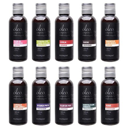 Óleo para Massagem Aromático - Feitiços 120ml