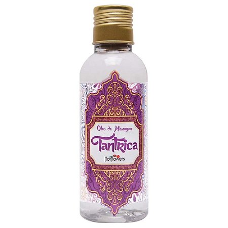 Óleo de Massagem Sensual com Fragrância Mística Tântrica - Hot Flawers 120ml