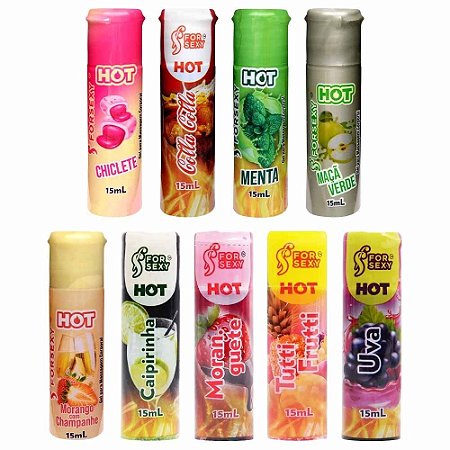 Gel Corporal Térmico Comestível Esquenta Esfria e Exita Yummy Comestível - For Sexy