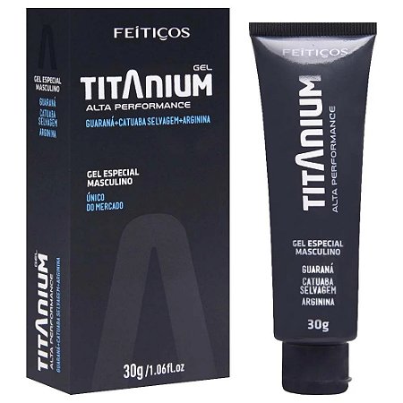 Gel Especial Masculino Auta Performace Titanium - Feitiços 30 g